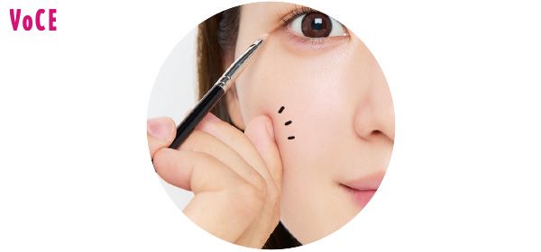 固定した手を支点に一筆描き