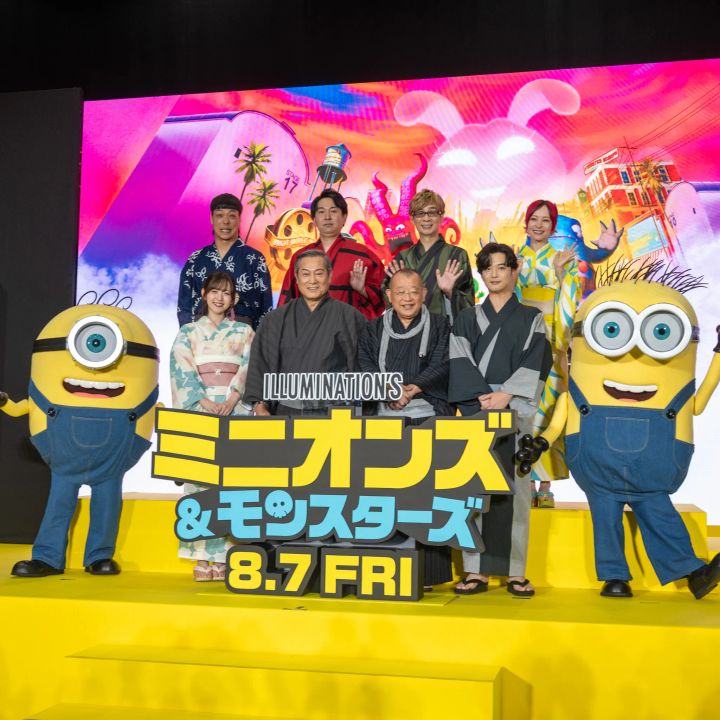 『ミニオンズ＆モンスターズ』ジャパンプレミアイベントのフォトセッション