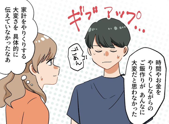 画像4: 予算内での食事作り
