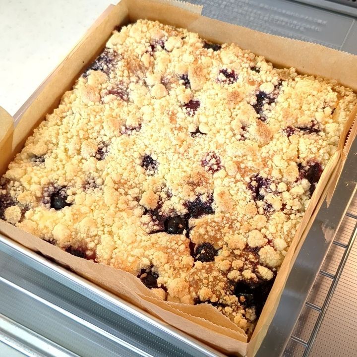 【夏のスイーツ】ブルーベリーチーズケーキ！