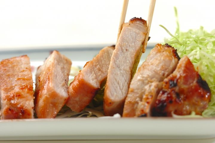 豚肉のみそ漬け焼きの作り方2