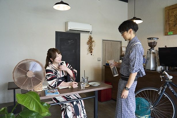 数年前から継続している“山田小町”の企画が浸透し、和装での来店客も多い