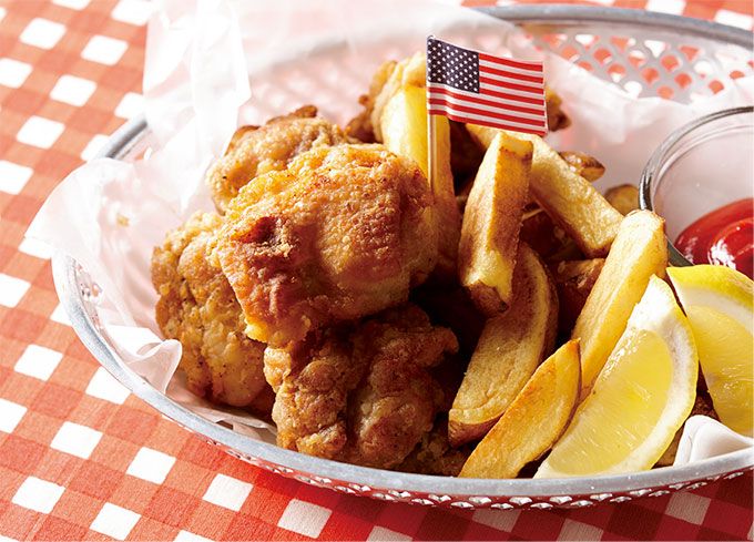 子どもが喜ぶ世界の晩ごはん！アメリカのフライドチキン＆フライドポテトの画像2