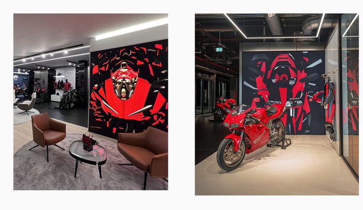 ドゥカティが「走る彫刻」をアートで再解釈！ デザイナー7人が挑んだ「Artwork Project」とは