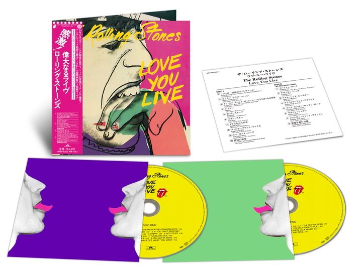 ストーンズのライヴ盤8作が紙ジャケに。初来日・東京ドームの音源も