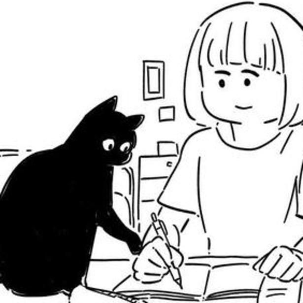 かけがえのない愛猫・ヤマト。 画像提供；(c)しろやぎ秋吾／双葉社