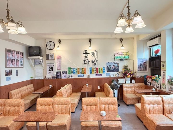 レトロな雰囲気が漂う店内