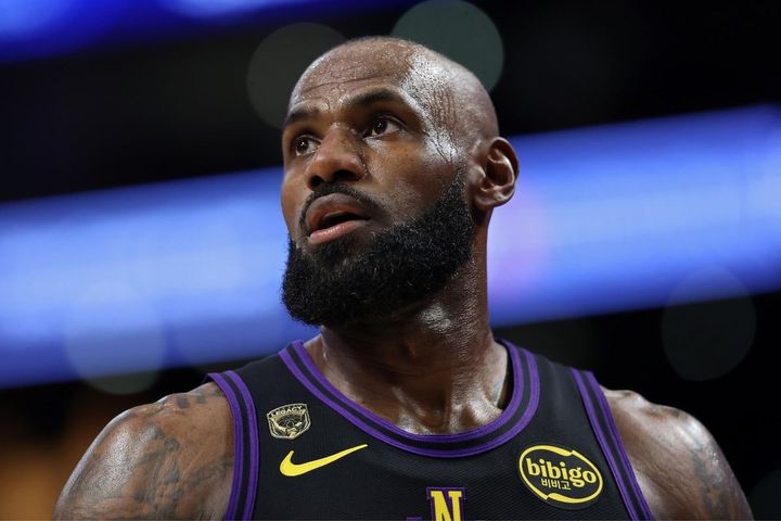レブロン・ジェームズ（C）Getty Images