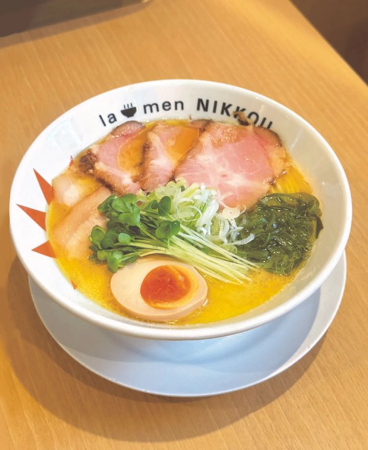 la men NIKKOUの鶏白湯ラーメン