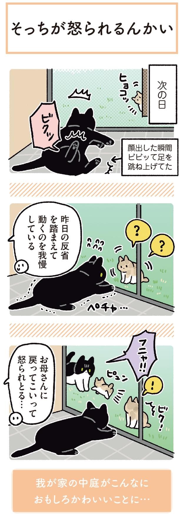 昨日の反省を踏まえて動くのを我慢している （C）AKR／KADOKAWA