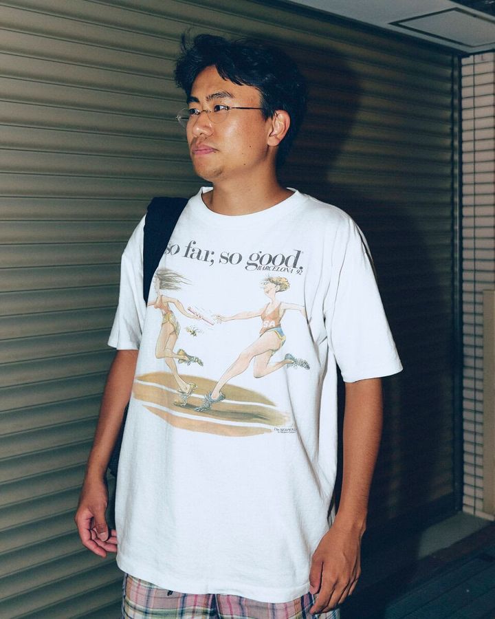 【20代スナップ＠下北沢】夏は一枚で絶対主役を張れるTシャツで主張すべし！