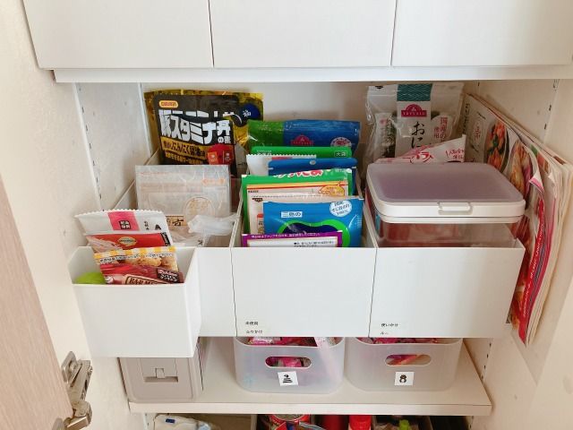 ストック食品収納