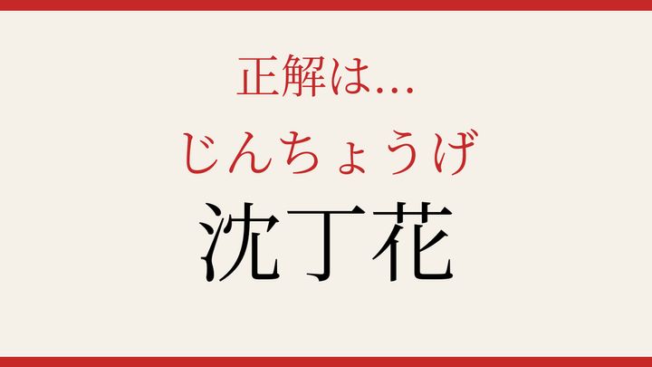 【難読漢字】この読み方、知ってる？早春の香りを放つ花の解答画像