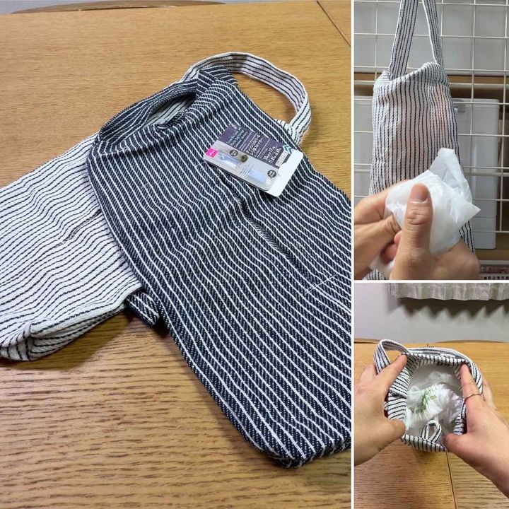画像: レジ袋は丸めてポイっ