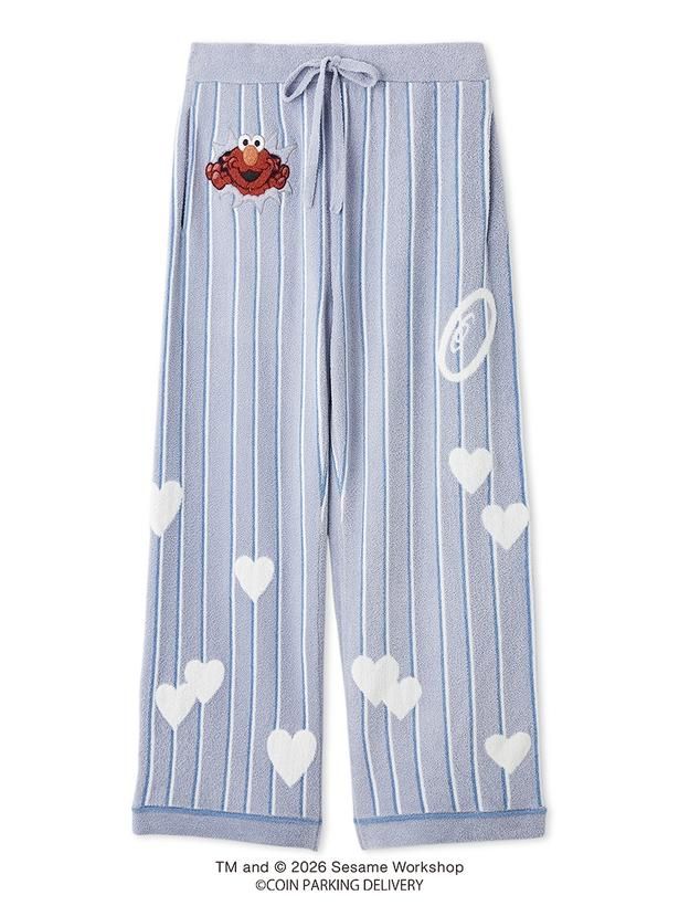 「エアリーモコストライプジャガードロングパンツ」(1万2100円)