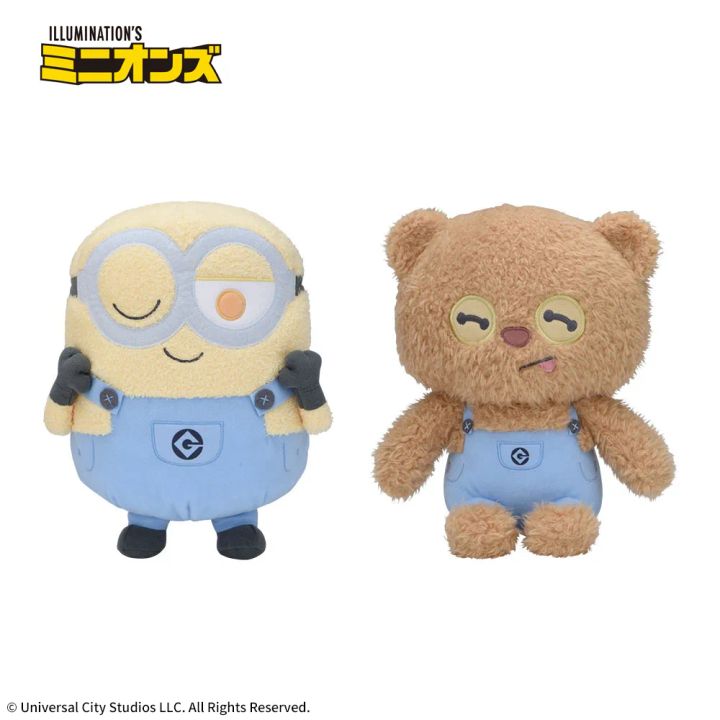 ミニオン Lぬいぐるみ‐ボブ&ティム‐ オーバーオール