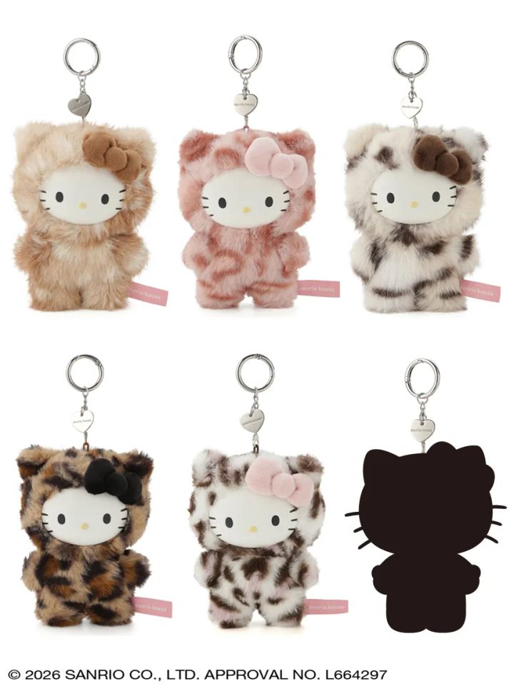 「sanrio house シークレットコレクション」フラッフィーハローキティチャーム 第2弾ラインナップ02