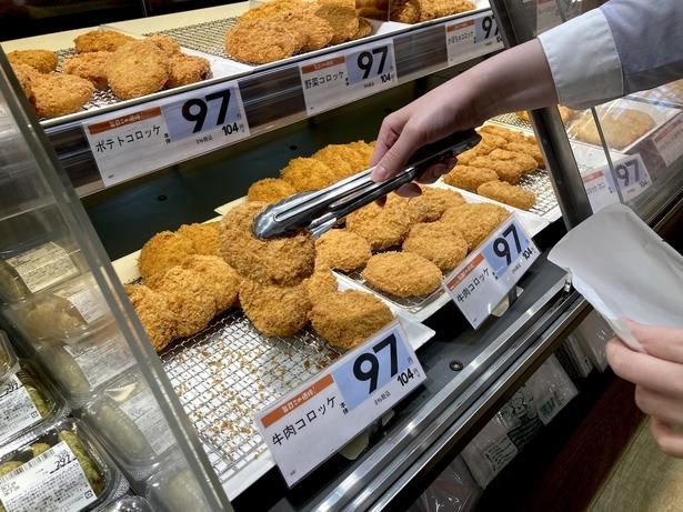 総菜バイキングは各種税込で104円