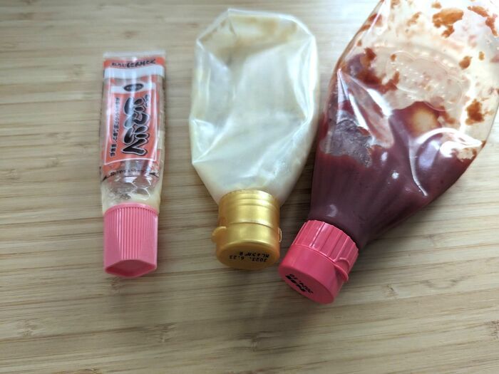 マヨネーズの最後、数mgまで使い切るには！？メーカー公式のおすすめ方法に合わせワザで完璧だった♡