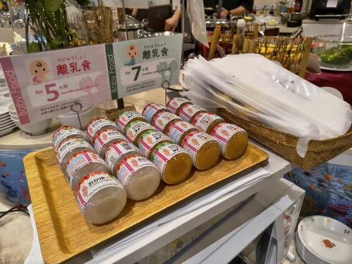 ビュッフェのベビーフード
