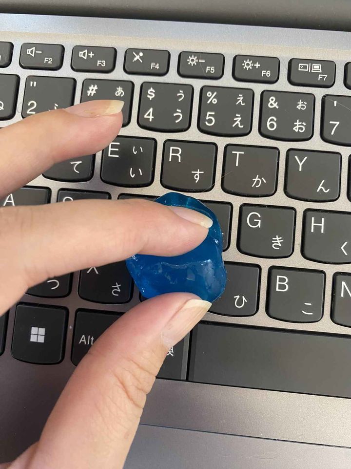 画像: ホコリがたまりやすいキーボードにも！