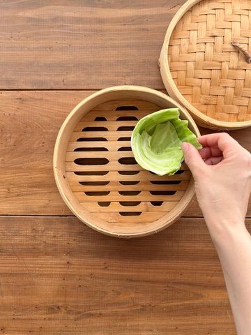 せいろとキャベツ