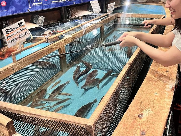 釣りの様子