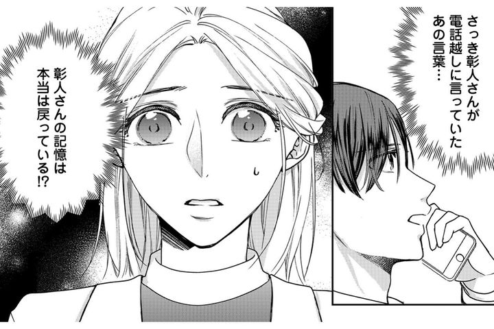 「彰人さんの記憶は本当は戻っている!?」思いきって聞いた仕事のこと【秘め婚 離婚前夜、今から愛を育てます #33】