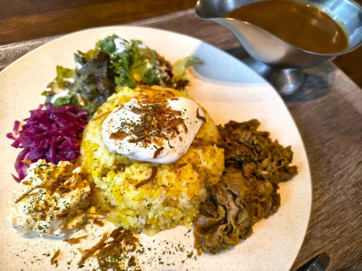 彩り鮮やかなカレーライス