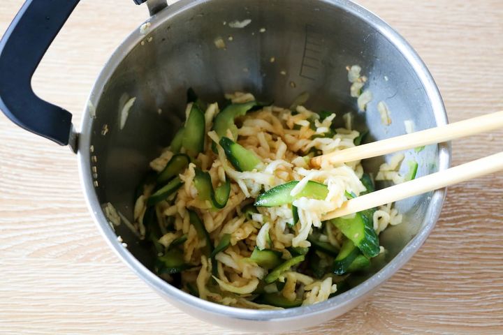 切り干し大根ときゅうりの酢の物
