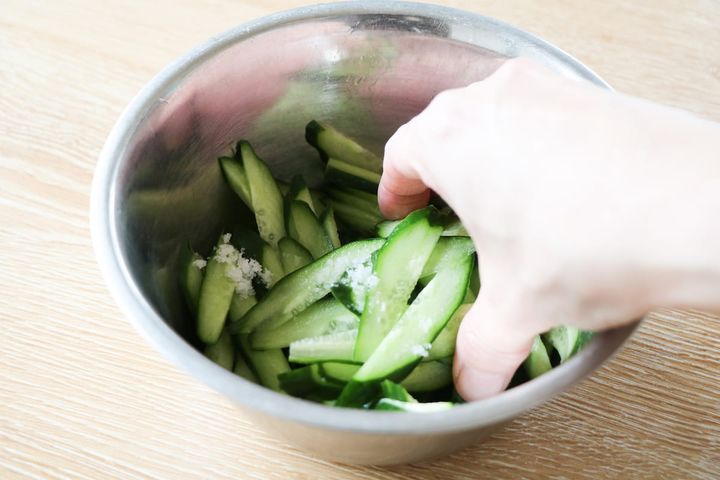 切り干し大根ときゅうりの酢の物