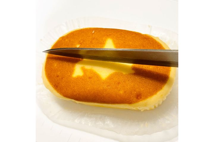 トーストする前に切り込みを入れる