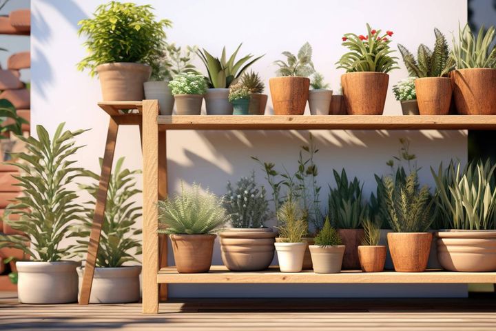バルコニー 晩年運 上がる 陶器 植木鉢