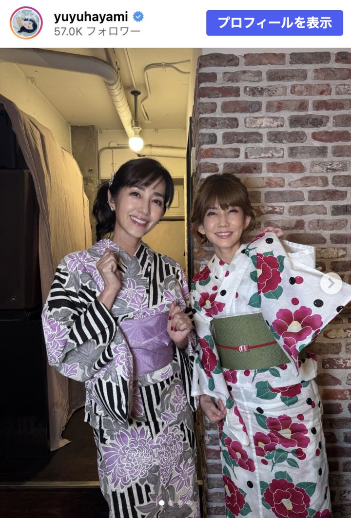 （写真左から）早見優、松本伊代 ※「早見優」instagram width=