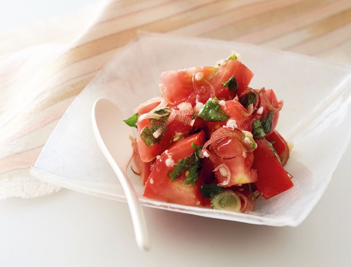 ＜トマト編＞3つの野菜でスッキリボディ！ ナス・長芋・トマトのごちそうサラダ
