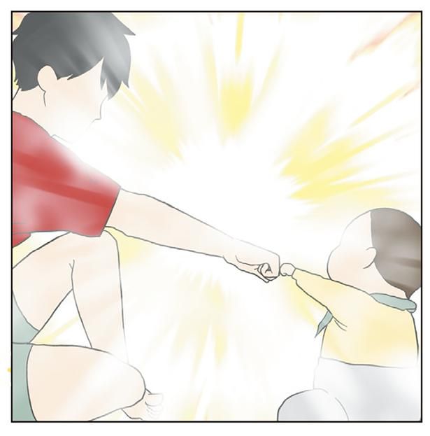 フィスト・バンプ （C）チリツモル／KADOKAWA
