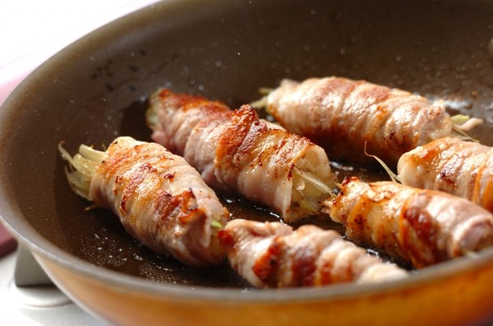 豚肉の薬味巻きの作り方2