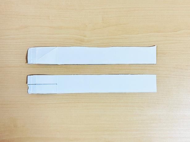 線に沿って切る。上半分は捨てていい