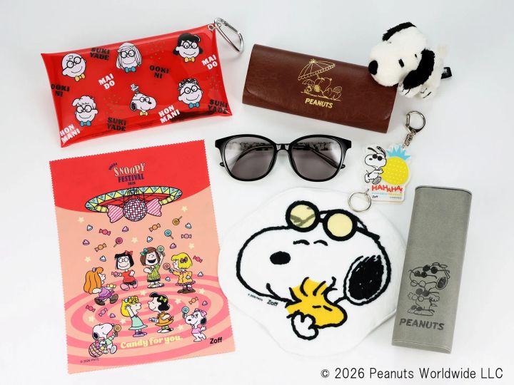 「ゾフ」スヌーピーグッズ