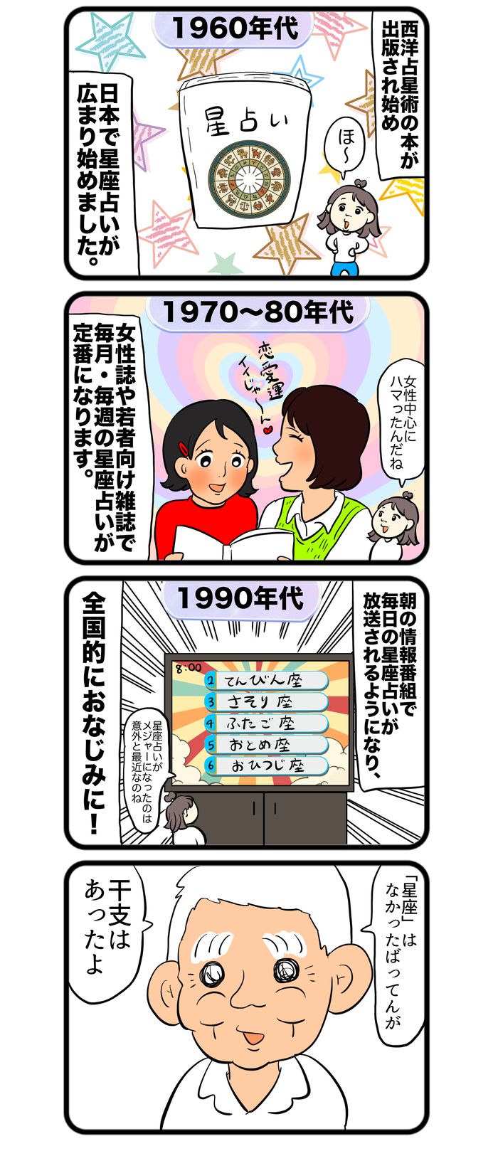 星座占いがまったく流行っていなかった、義父・マキオさんの時代。その代わりにあったものは【しぶしぶ同居したら義父が最高だった件・104】の画像2