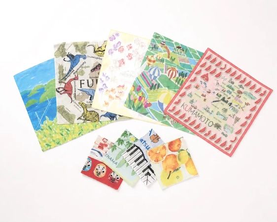 【東京都新宿区】学生が老舗ハンカチメーカーを訪問。ハンカチの企画・製造工程やものづくりの背景を学習
