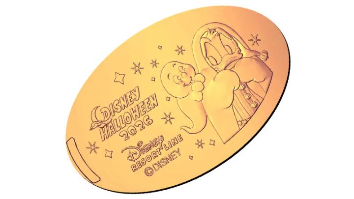 ディズニーリゾートライン オリジナルデザインのスーベニアメダル