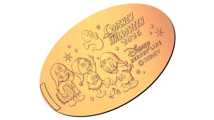 ディズニーリゾートライン オリジナルデザインのスーベニアメダル