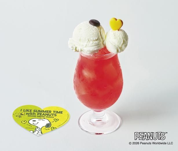 JULIAN♡SUCRE♡ACID「ドッグハウスカラーのクリームソーダ」(1380円)