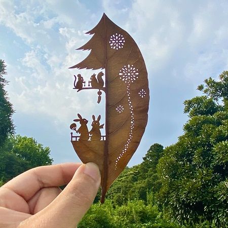 【神奈川県横浜市】「リト@葉っぱ切り絵展in横浜みなとみらい」の夏休み特別企画！中学生以下は入場無料