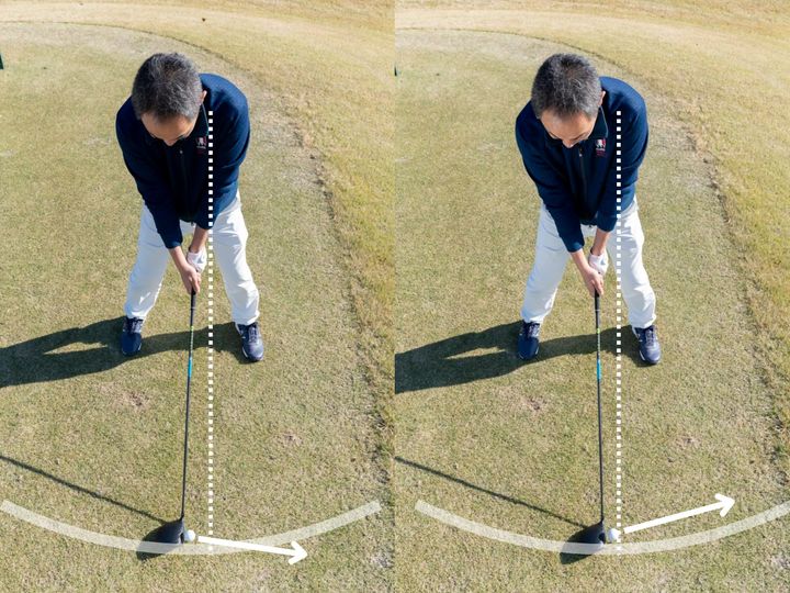 ボールの位置を変えるだけでOK！左に打ちたくないドライバーショットの対処法