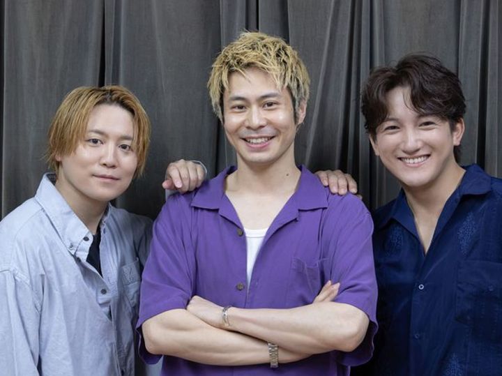 （左から）内藤大希、鯨井康介、中桐聖弥 クランクイン！ 写真：吉田沙奈 width=