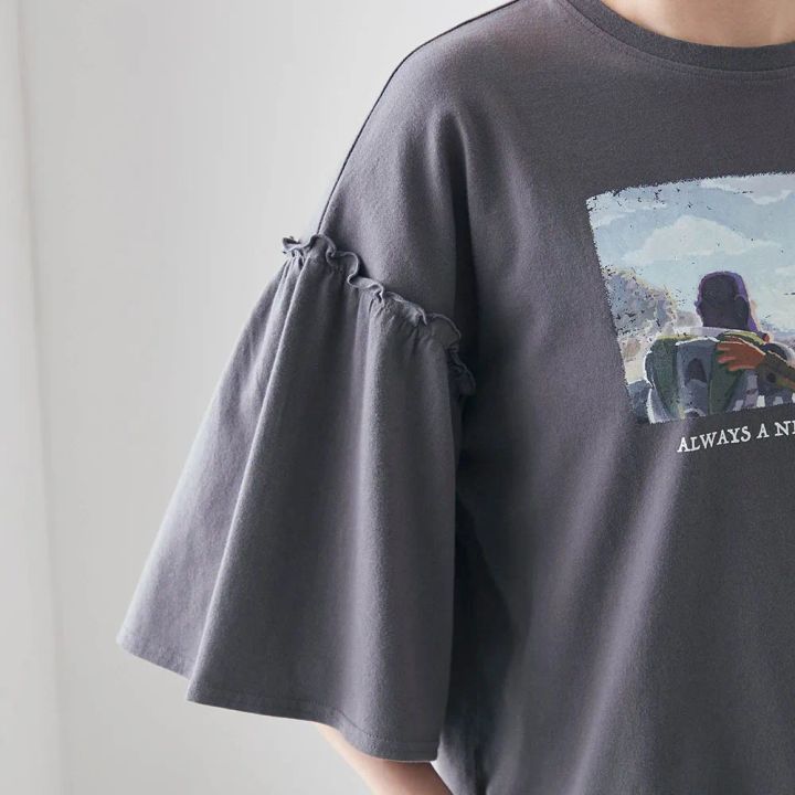 袖フレアTシャツ 「トイ・ストーリー」 袖デザイン