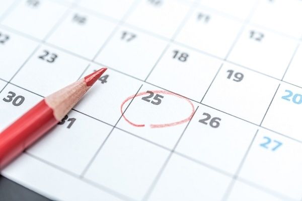  2.片付ける日時を決め、あらかじめ伝えておく