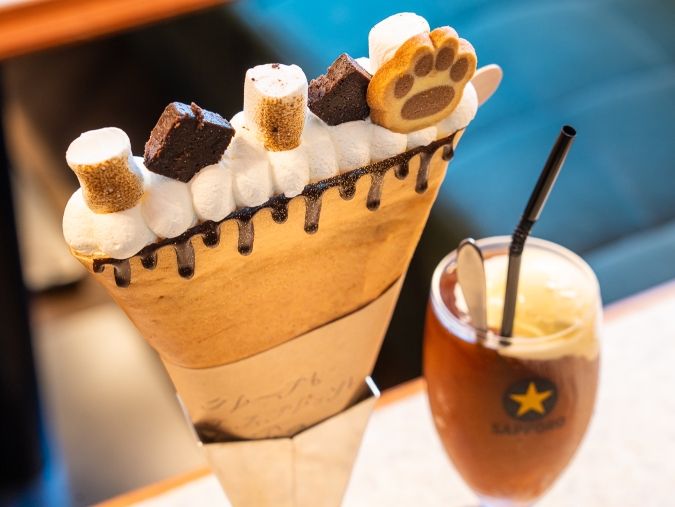 クレープとエスプレッソといくら ガトースモアチョコメルト